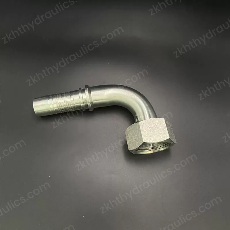 Hydraulic Hose Fitting 90°METRIC FEMALE 24°CONE O-RING H.T.ISO 8434-1-DIN 3865 20593